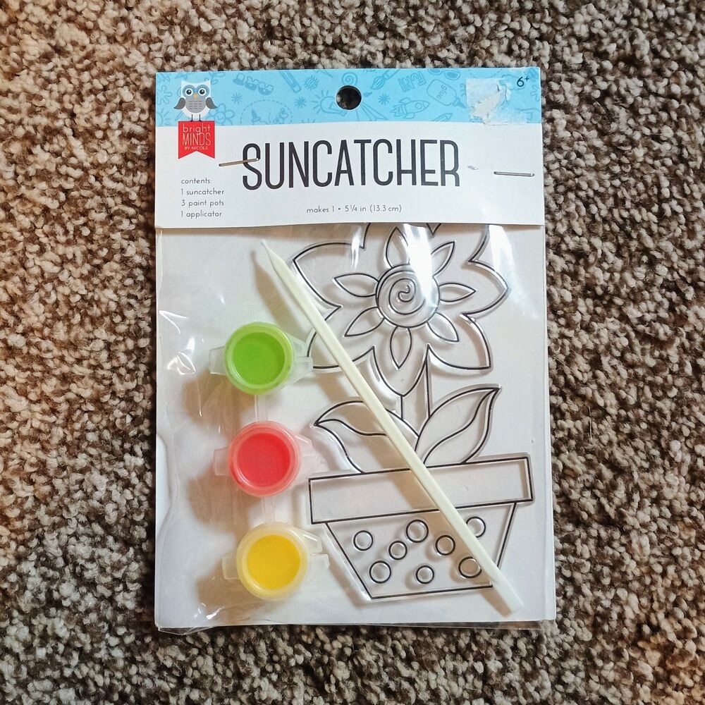 Flower Suncatcher Craft Kit NEW - Bright Minds by Nicole